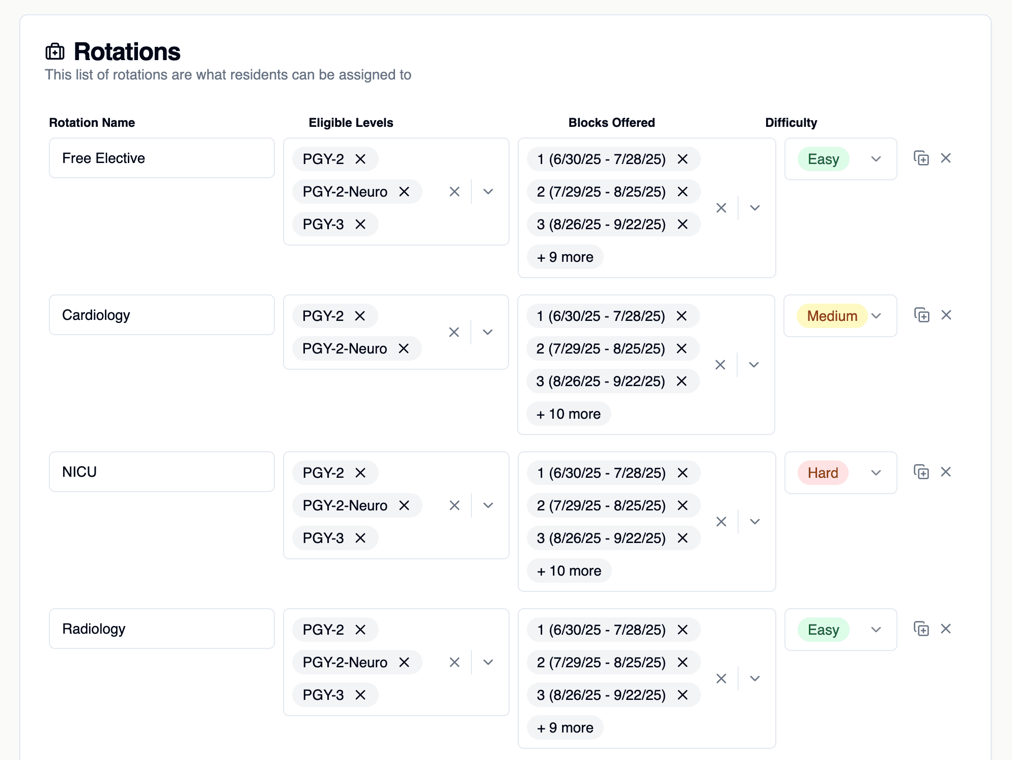 Simple Configurations screenshot